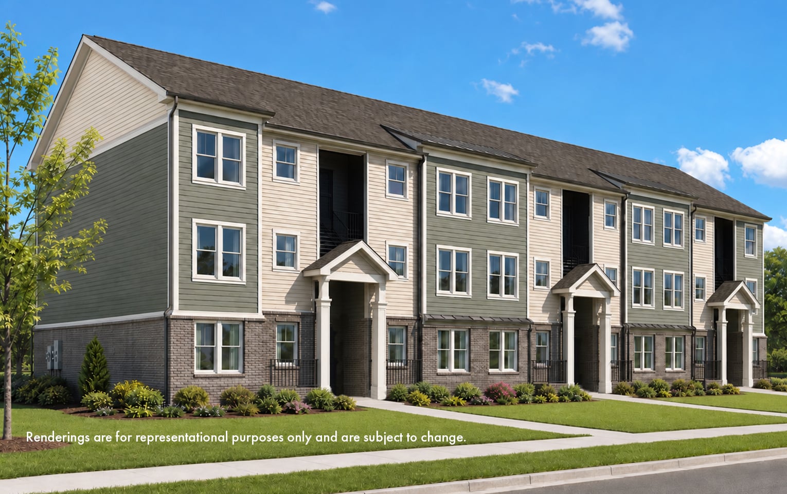 Sunset Ridge Building Exterior Rendering